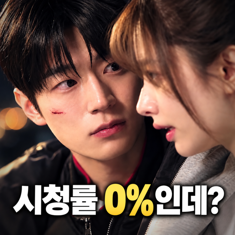 시청률은 0%대인데, 해외에선 1위? 《너에게 다이브》