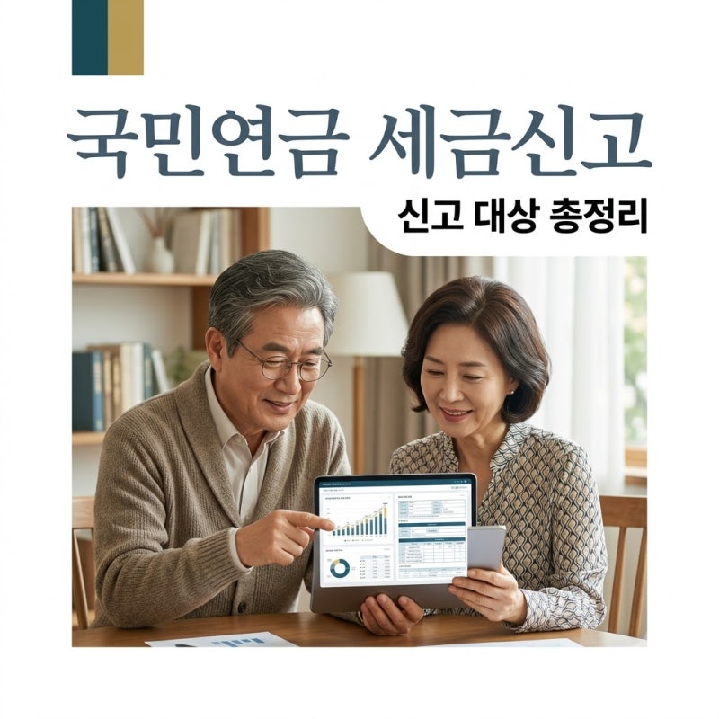 국민연금 종합소득세 신고 대상 1,500만원 기준과 합산 소득 확인법