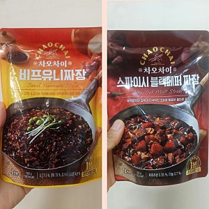 차오차이 유니짜장, 스파이시 블랙페퍼 짜장 비교 승자는