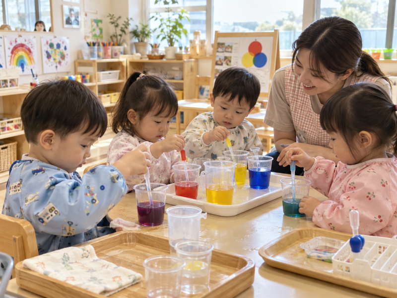 [영아·유아 색깔놀이] 알록달록 색으로 놀아요｜물·얼음·분류·빛·오감놀이 8가지