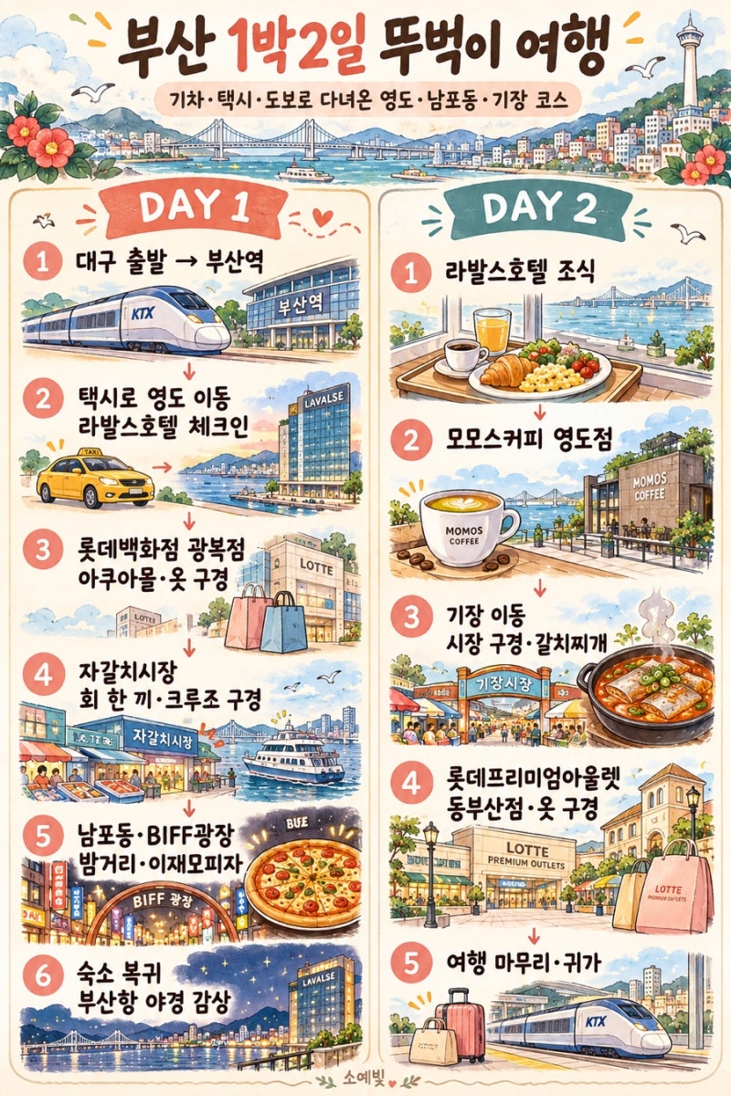 Busan 2-Day Pedestrian Course: Yeongdo Trip Inspired by Bukang the Shark