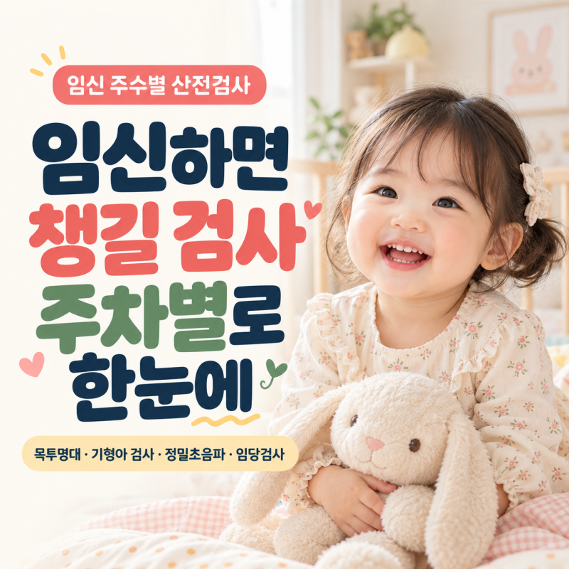임신 주수별 산전검사 총정리｜주차별 검사 시기 및 종류