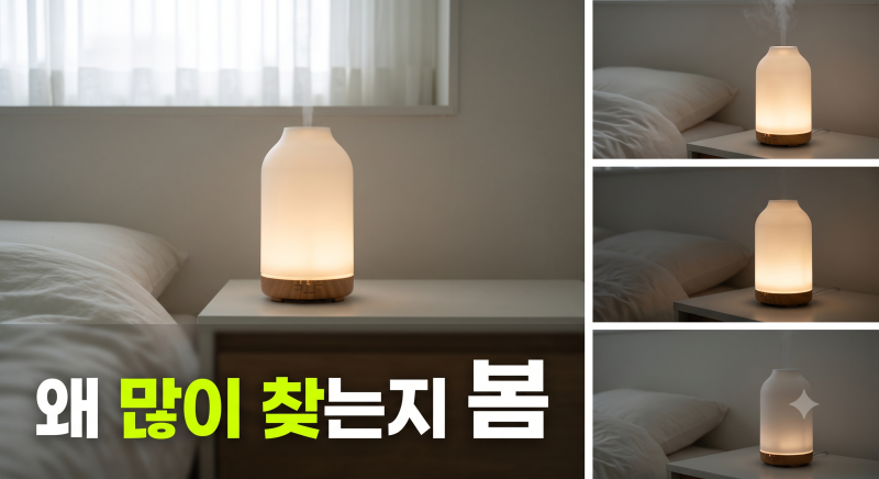 오아 무드1000 미니 초음파 가습기 최저가 구매 방법, 세척부터 비교했어요