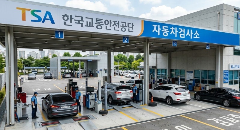 2026 자동차 정기검사 종합검사 유효기간 조회 및 한국교통안전공단 예약 과태료 총정리
