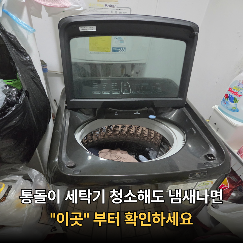 통돌이 세탁기 청소해도 냄새나는 게 "이곳" 때문? 청소 시간 최소 30분 줄이는 꿀팁