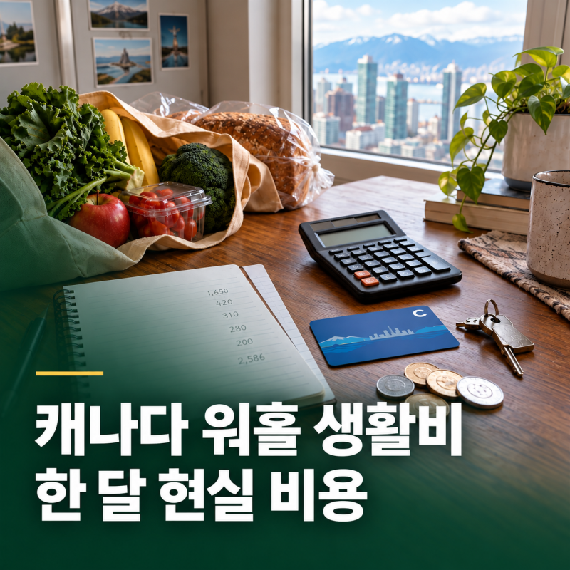 캐나다 워홀 현실적인 월 예산 월세부터 생활비까지 비용관리하는 꿀팁 추천