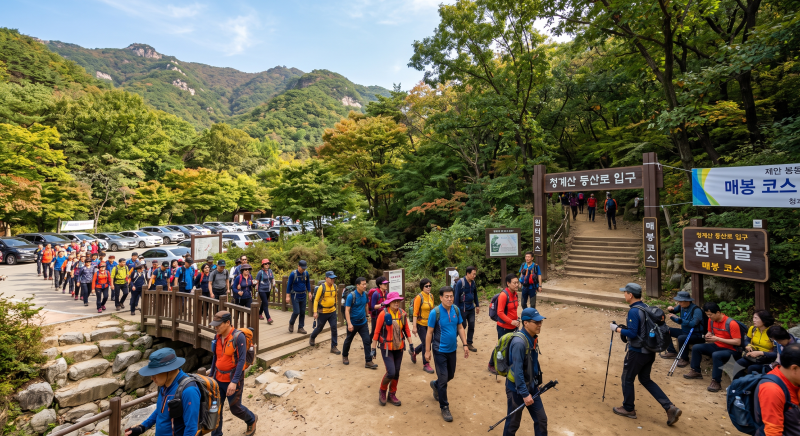 주말 청계산 등산, 주차 지옥 피하고 인생 맛집까지 챙기는 꿀팁 코스