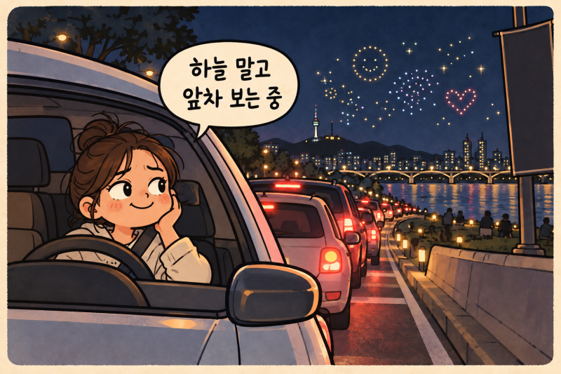 2026 한강 드론쇼 10월 일정·주차: 뚝섬 관람 시간과 출차 제한