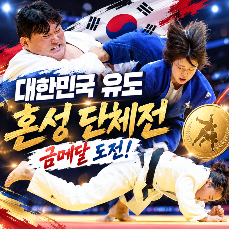 ✨️✨️ 2026 아시안게임 유도 혼성 단체전ㅣ준결승 진출✨️✨️선수 프로필