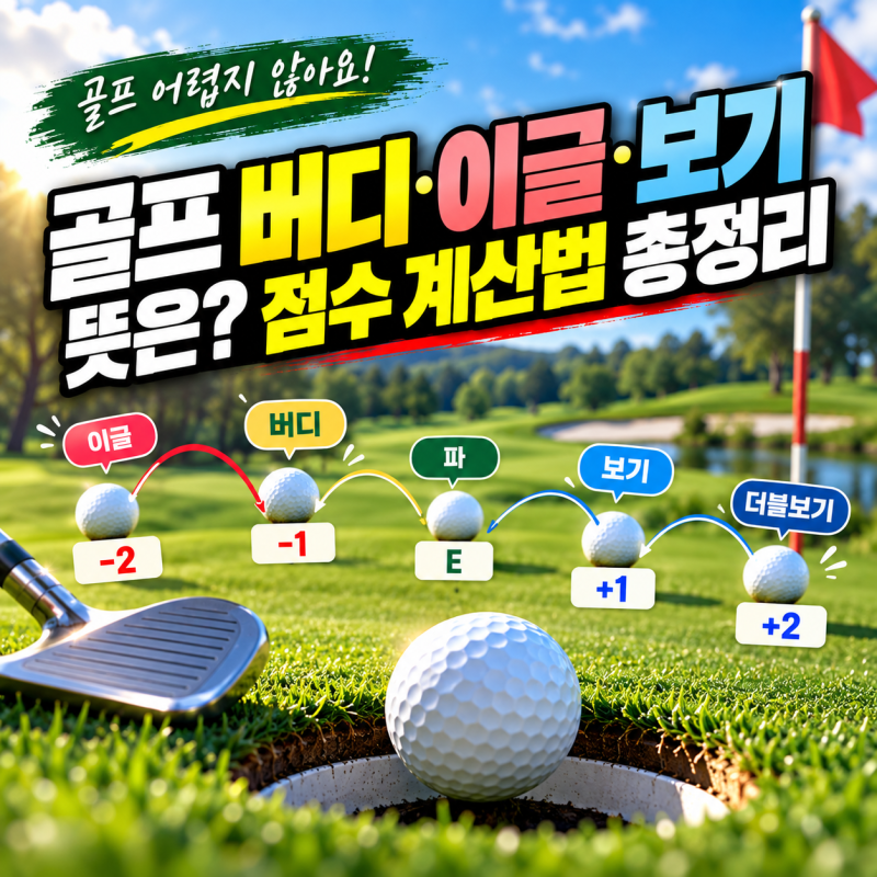 골프 버디·이글·보기 뜻은? 골프 점수 계산법 총정리