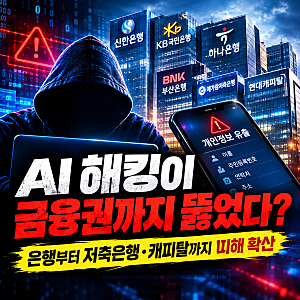 AI 해킹이 금융권까지 뚫었다? 은행부터 캐피탈까지 무슨 일인가