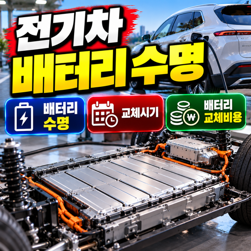 전기차 배터리 수명, 교체시기와 배터리 교체비용까지 알아보기