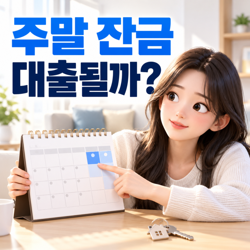 전세 잔금일이 토요일·일요일이라면? 전세대출 실행일과 전입신고 날짜