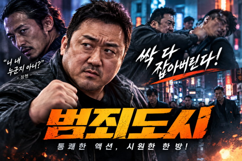 범죄도시, 왜 이렇게 통쾌할까? 마동석 액션이 만든 한국 대표 범죄영화