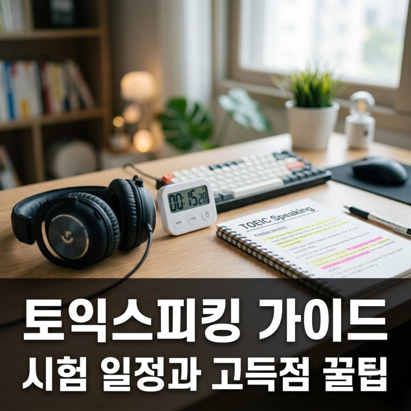 토익스피킹 시험 일정 등급 점수 체계 및 유형별 고득점 공부법 완벽 가이드