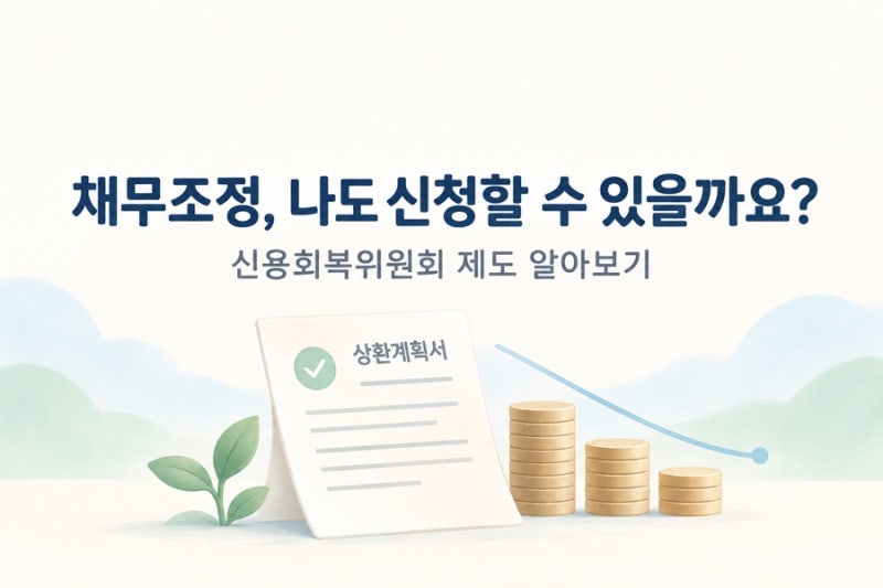 신용회복위원회 채무조정, 나도 신청할 수 있을까요? 연체기간별 조건과 신청 방법 신용회....