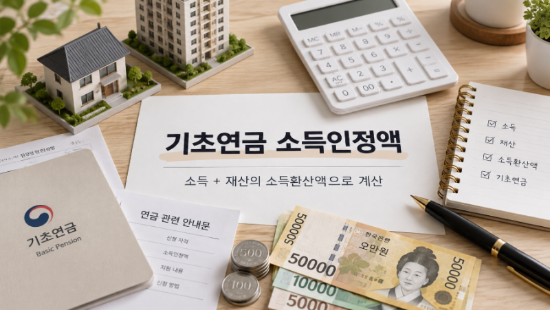 2026년 기초연금 ② 소득인정액 계산법