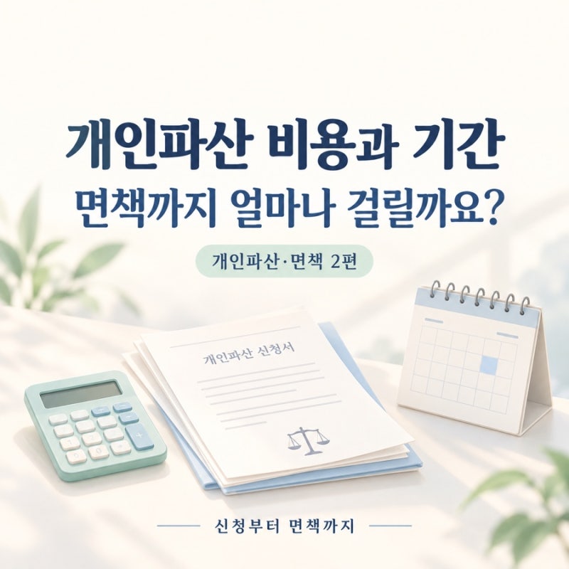 [개인파산·면책 2편] 개인파산 비용과 기간, 신청부터 면책까지 얼마나 걸릴까요?
