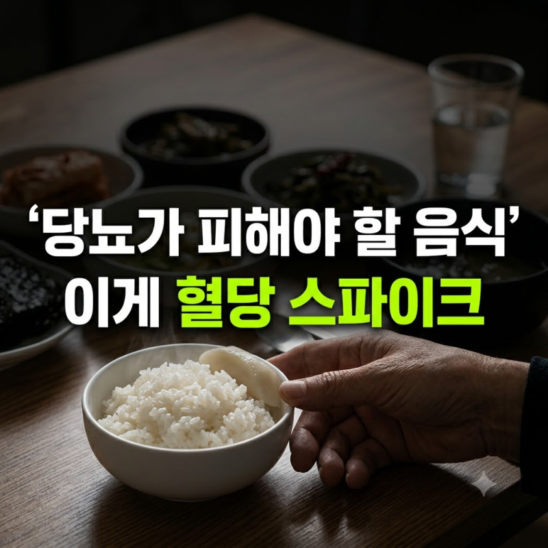 당뇨에 안좋은 음식 종류와 혈당 스파이크를 막는 식단 관리법