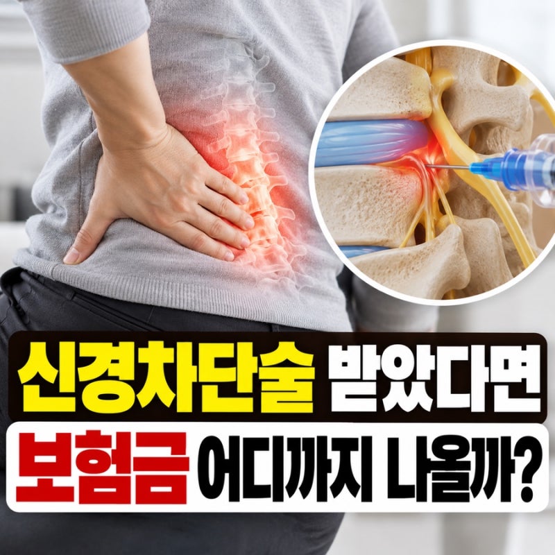 허리디스크 시술도 수술비 받을까? 신경차단술·주사치료 보험 차이