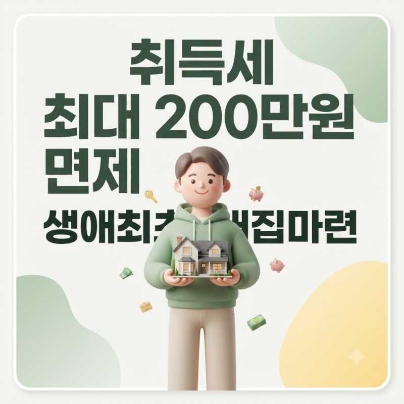 생애최초 취득세 감면 신청방법, 실거주 조건, 추징 예외 총정리