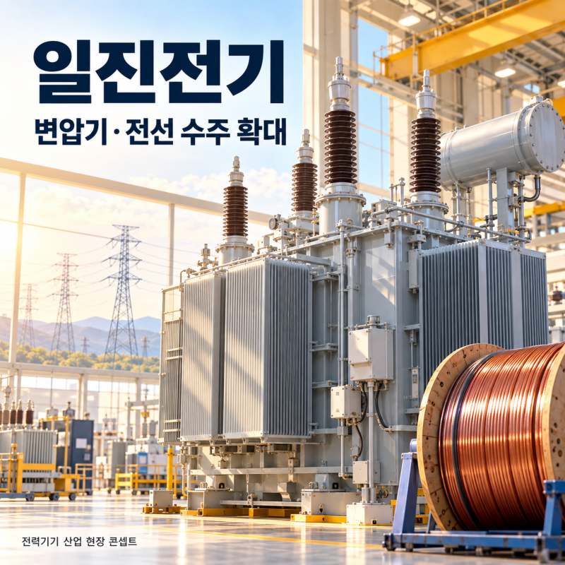 일진전기 주가 전망, 영국 초고압 케이블 대형 수주가 변압기 성장에 힘을 더할까?