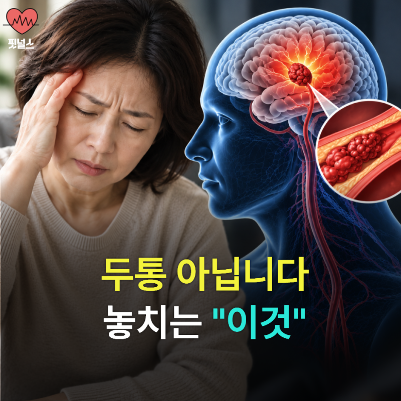 뇌경색 전조증상 다들 두통부터 떠올리는데 실제로 가장 많이 놓치는 건 "이것"