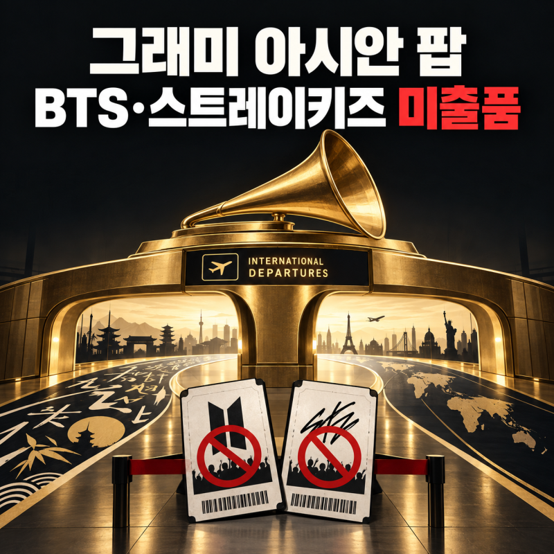 그래미 아시안 팝 논란 BTS·스트레이키즈 미출품 차이까지 보면 이해된다