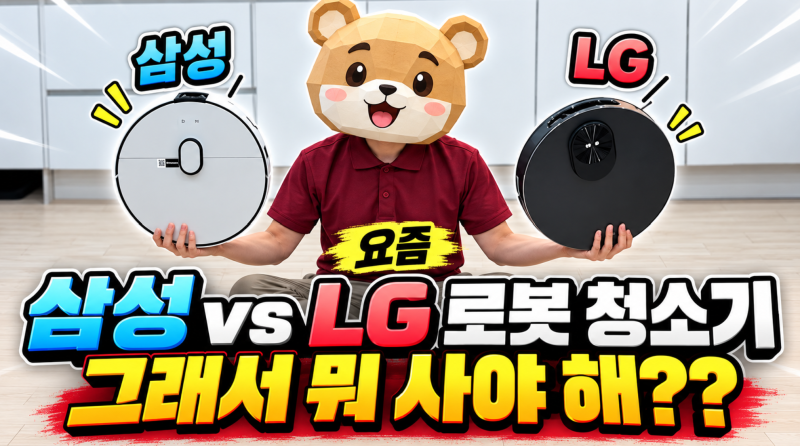 요즘 삼성 vs LG 로봇 청소기 그래서 뭐 사야 해??승자는??
