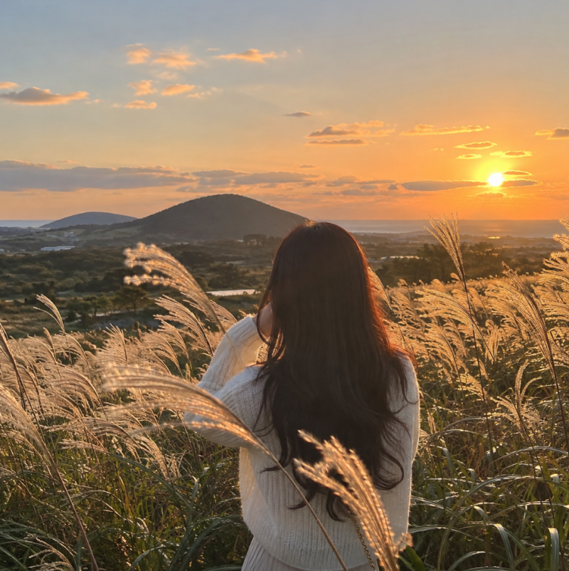어음리 억새군락지 10월 11월 제주도 명소 여행지 추천