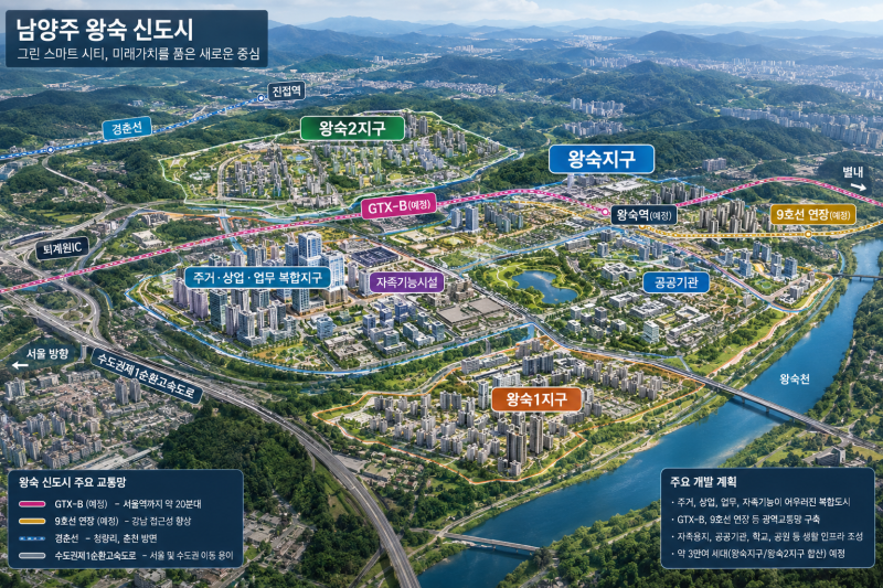 남양주도 10억 돌파? 왕숙 3기 신도시 분양가 얼마일까? 공급계획부터 향후 시세까지 정리