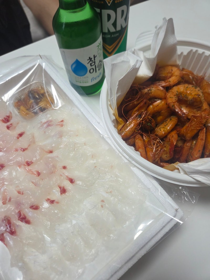 대천해수욕장 대천항 수산시장 회, 새우 포장 후기 들물수산