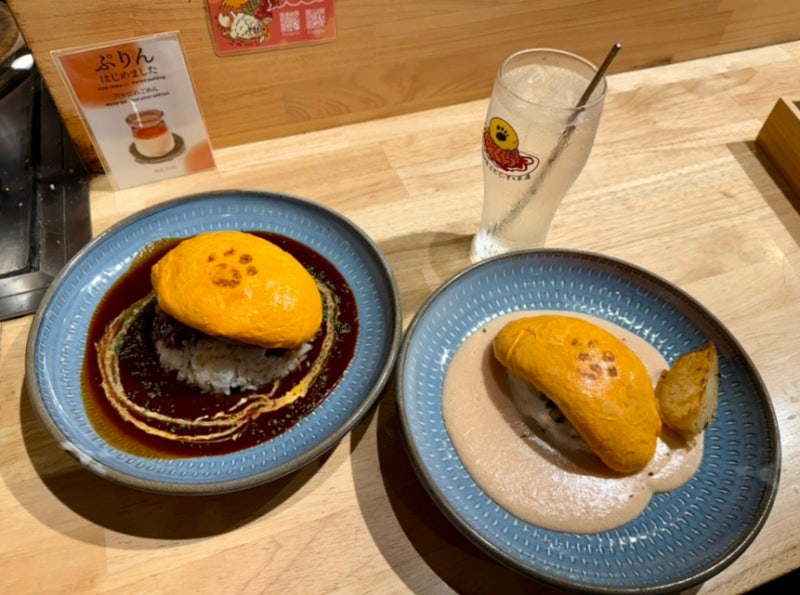일본여행 맛집 추천 후쿠오카 와규 100% 함바그 오므라이스 이쿠라 하카타점