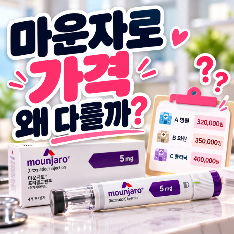 마운자로 가격 왜 다를까? 비급여 가격·용량·처방 기준 총정리