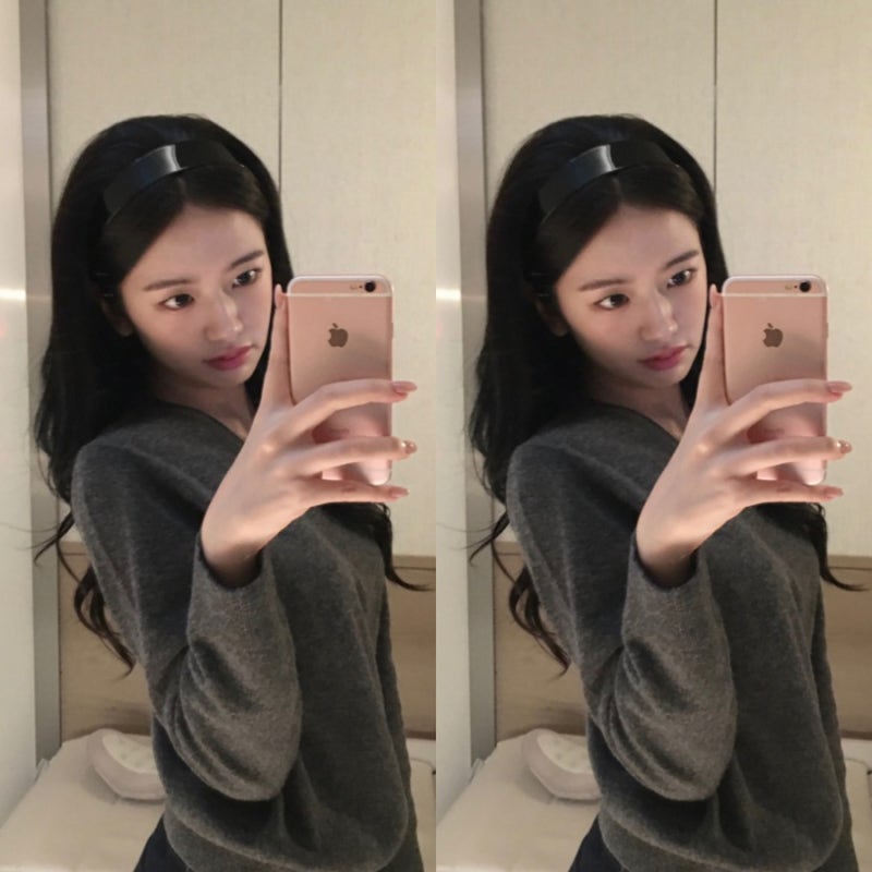 하다하다 가방 가격까지 예쁜..아이브 안유진 공항패션(니트, 스커트, 가방, 스니커즈)