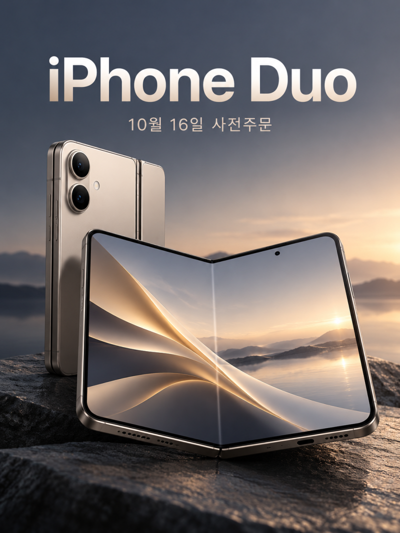iPhone Duo 10월 16일 사전주문, 출시일·색상·용량 선택 가이드