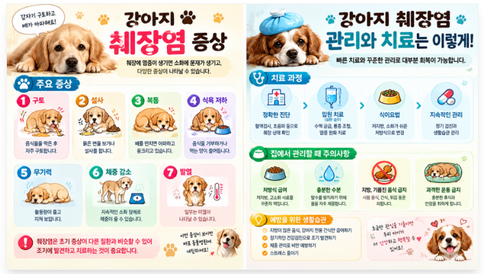 강아지 췌장염 증상과 치료, 모르고 방치하면 췌장괴사, 신장. 폐 손상, 당뇨병으로 번지고 ....