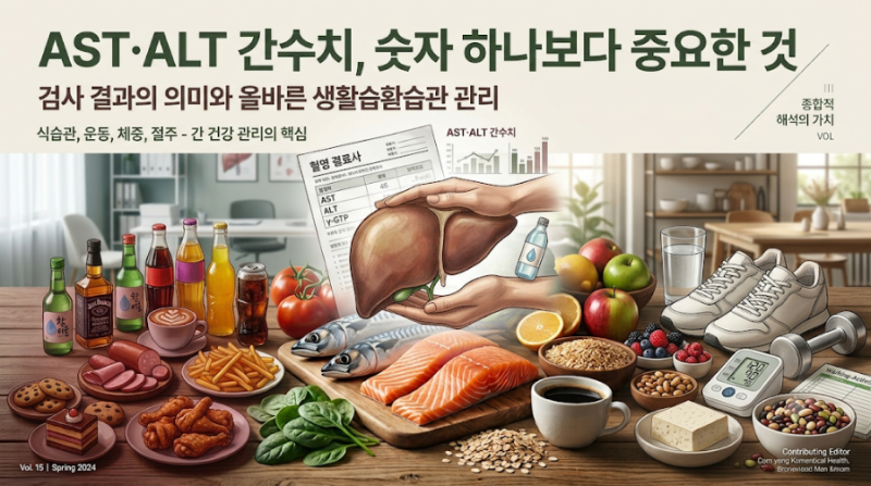 AST ALT 간수치 정상 범위는? 숫자 하나보다 중요한 간 건강 체크법
