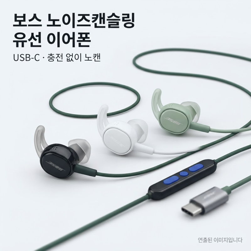 "보스 11년 만의 유선 이어폰 공개" 보스가 11년 만에 유선 이어폰을 꺼냈다… 그런데 노이즈....