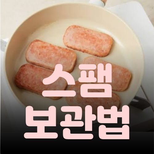 스팸 보관법 남은 햄 신선도 유지 끝판왕