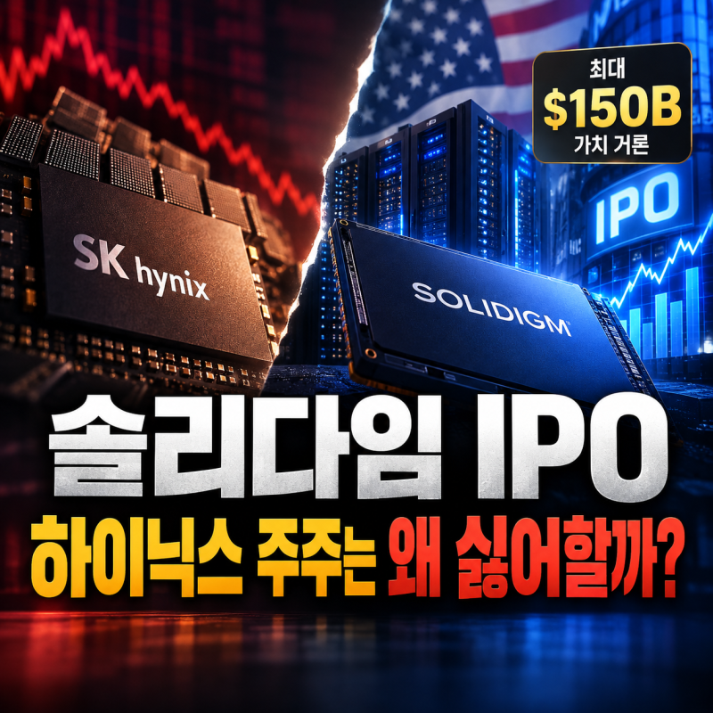 SK하이닉스 주주는 솔리다임 IPO가 싫다?