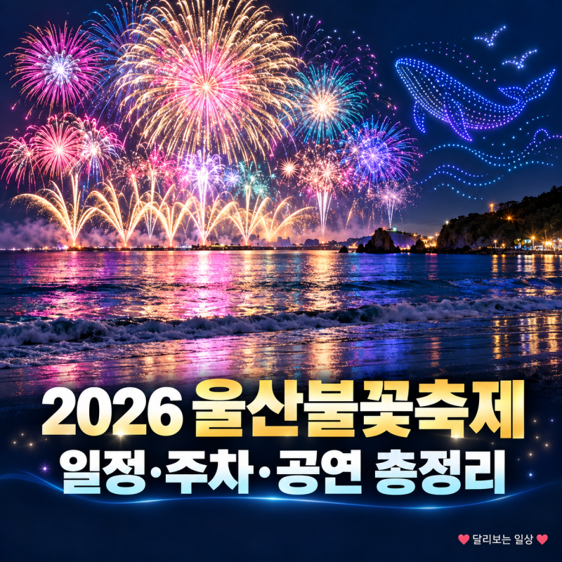 2026 Ulsan Fireworks Festival: Schedule, Parking, Performances, and a 1500-Drone Show at Gangdong Mongdol Beach