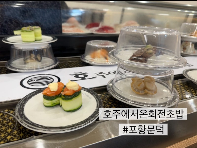 포항 문덕 맛집 호주에서 온 회전초밥 솔직후기