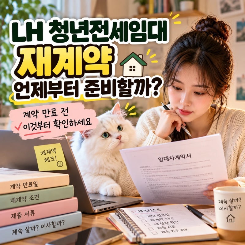 LH 청년전세임대 재계약, 언제부터 준비할까?