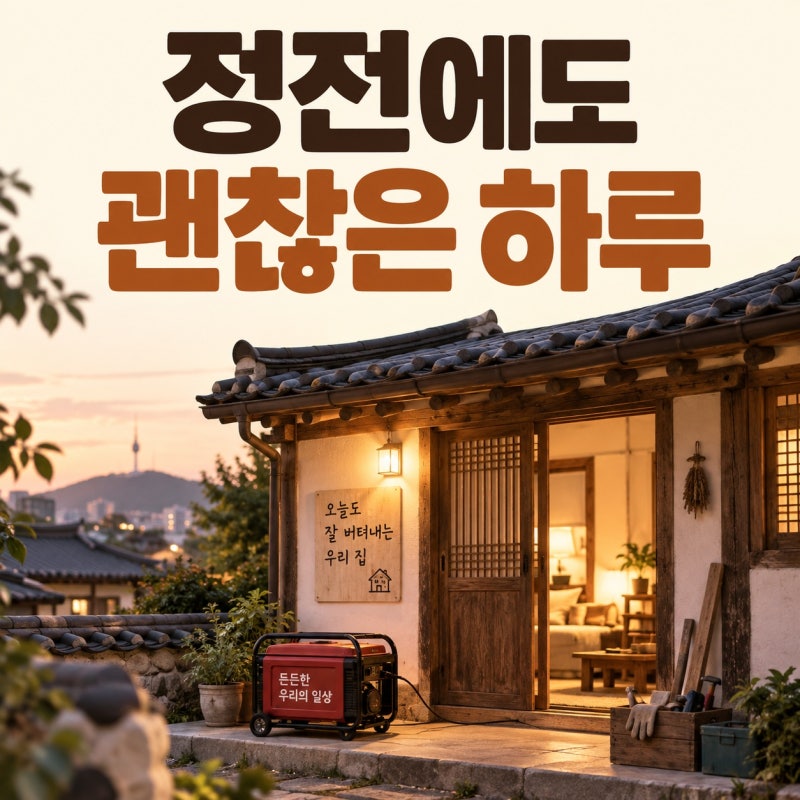 김민 90년 집 월세 생활, 발전기와 직접 수리로 화제가 된 이유