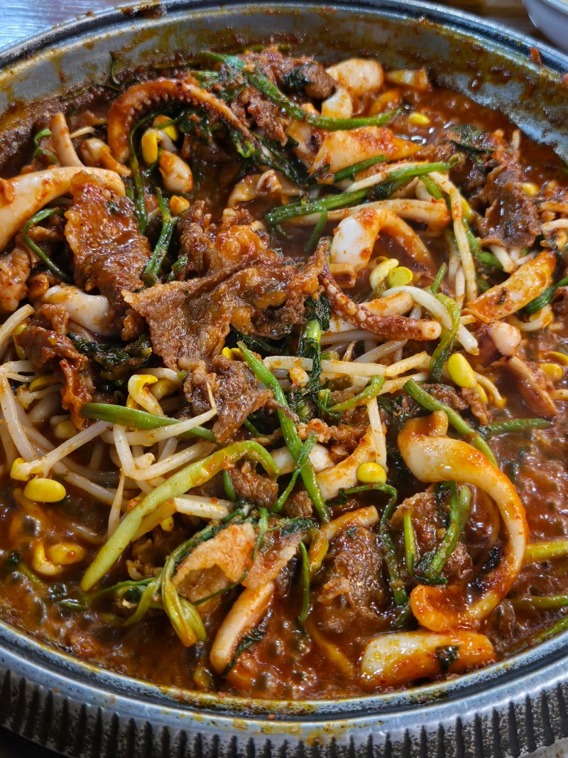 서울 고속버스터미널 맛집 한식 식당 추천 혼밥도 가능 군산오징어