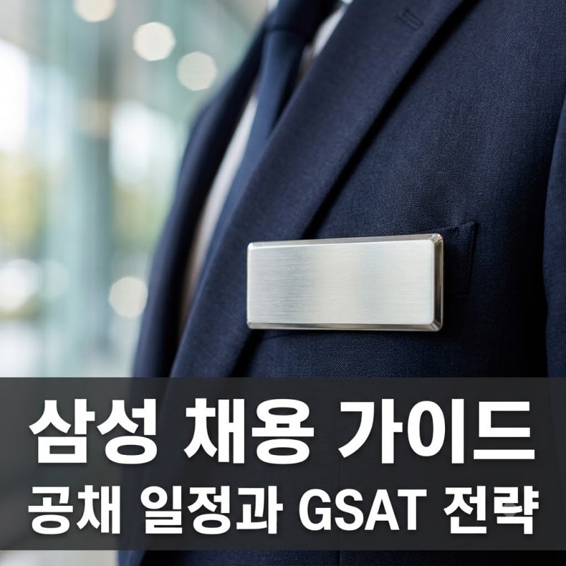 삼성 채용 2026 하반기 공채 일정과 GSAT 경력직 합격 가이드