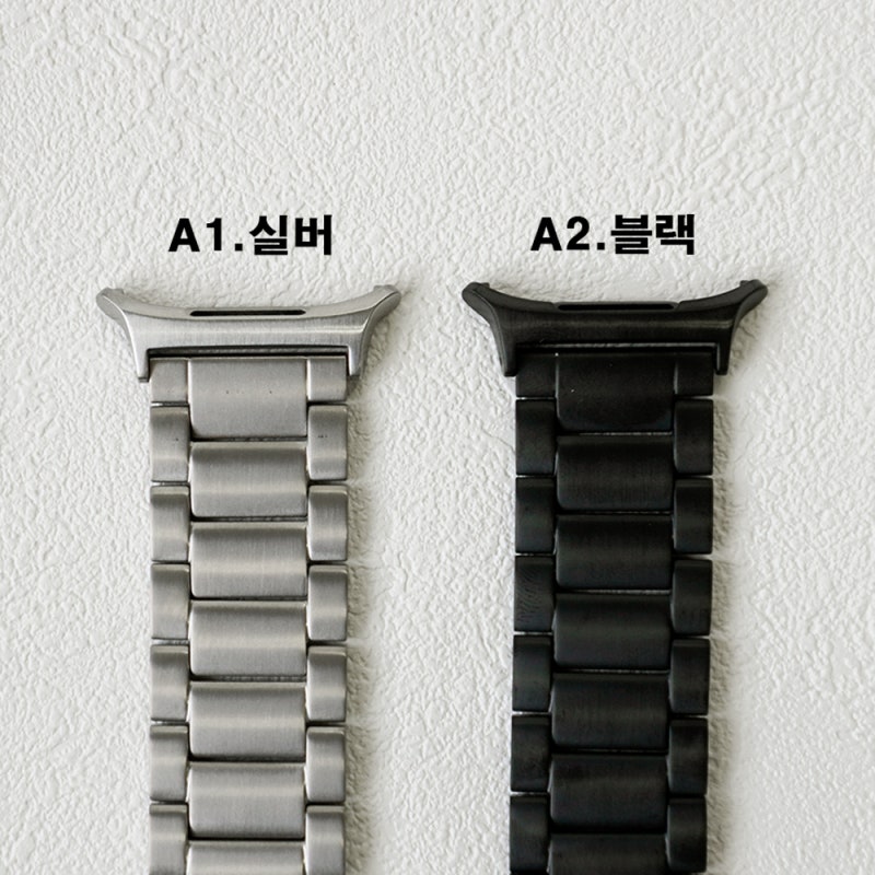 갤럭시워치 울트라2 스트랩, 티타늄 메탈 하나로 고급스러움 풀장착!