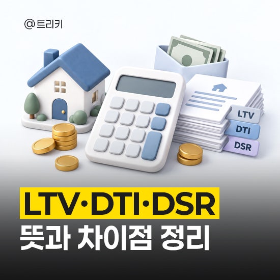 LTV DTI DSR 뜻과 차이, 내 대출 한도는 어떻게 정해질까?