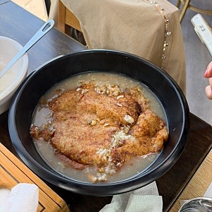 물왕호수 비산누룽지백숙｜호수뷰 보며 먹는 누룽지닭백숙과 따끈한 누룽지, 동네 언니들과....